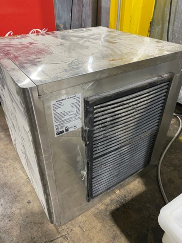 COOL! Hoshizaki Commercial Ice Maker Machine Head! All Stainless Steel! Model: KMD410MAH SN: J07254D 115V 60HZ 1 Phase - Image 2 of 8