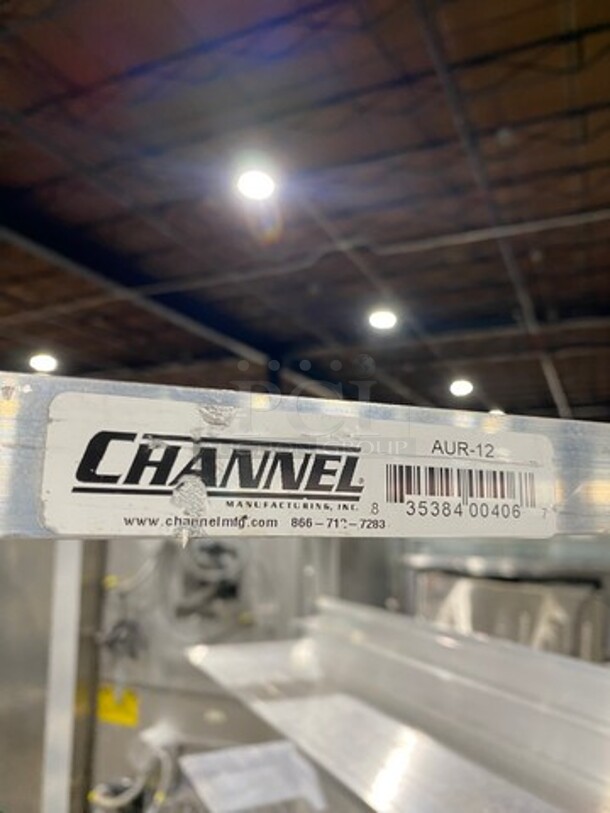 NEW! Channel Metal Commercial Pan Transport Rack! On Casters! Model: AUR12 - Image 5 of 5