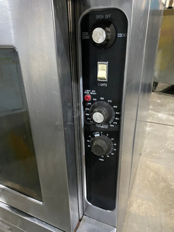 Blodgett Commercial Natural Gas Powered Convection Oven! With 2 View Through Doors! Metal Oven Racks! All Stainless Steel! - Image 6 of 7