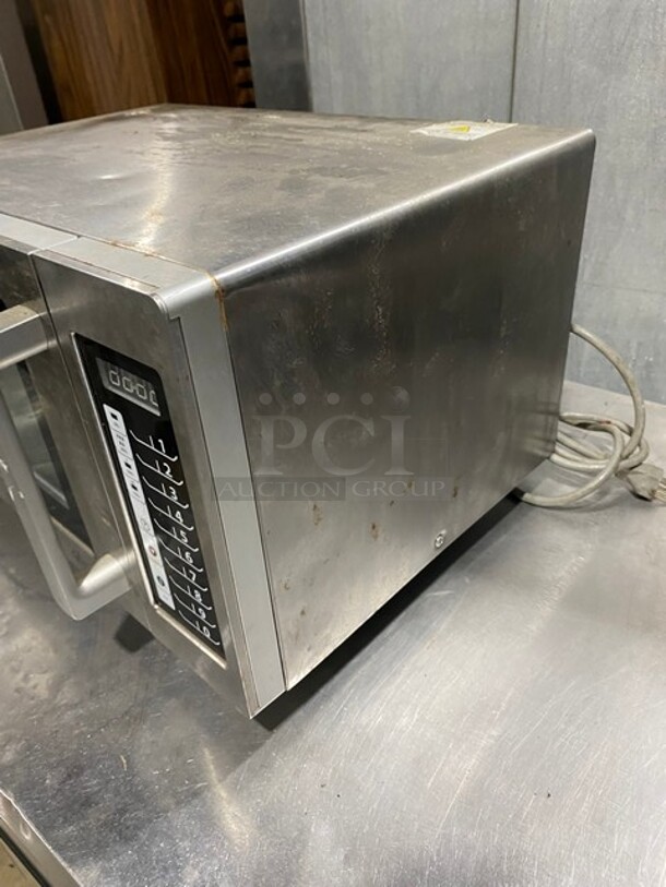 Amana Stainless Steel Commercial Countertop Microwave Oven! Model RMS10TS 120V 1PH - Image 3 of 8