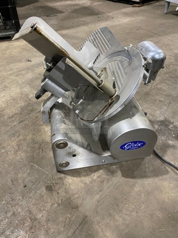Globe Commercial Countertop Deli/Meat Slicer! All Stainless Steel! Model: 3500 SN: 351858 115V 60HZ 1 Phase - Image 3 of 12