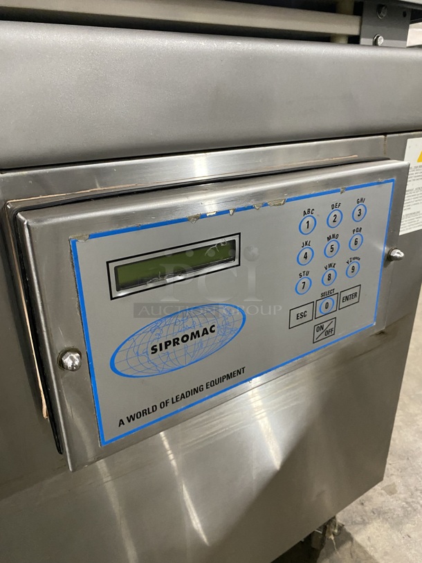 Sipromac Commercial Floor Style Single Chamber Vacuum Sealing Machine! Eletric Powered! All Stainless Steel! On Casters! MODEL 550A SN:5516 208V 3PH - Image 7 of 9