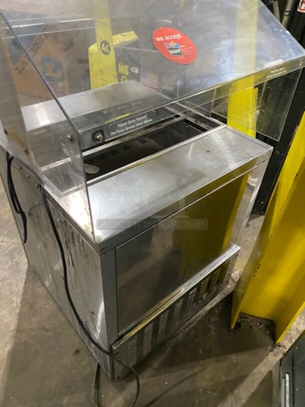 Turbo Air Refrigerated Salad Bar Island! Single Door Storage Space Underneath! All Stainless Steel! Model: MST28711S - Image 4 of 8