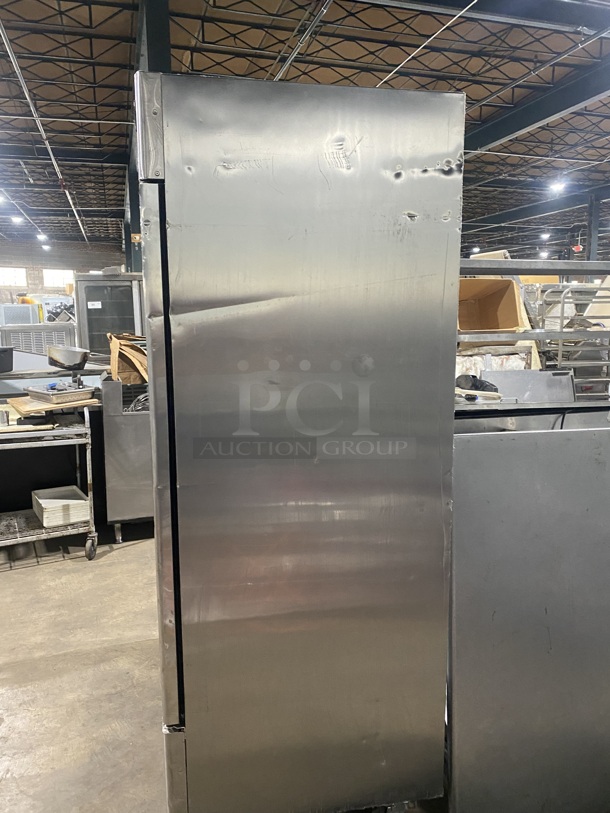 Nice! 2020 Late Model! Atosa 2 Door Reach-in Vertical freezer! Stainless Steel! MODEL: MBF8503GR SN: MBF8503GRAUS100320070600C40023 115V 1PH! Working When Removed! - Image 2 of 7