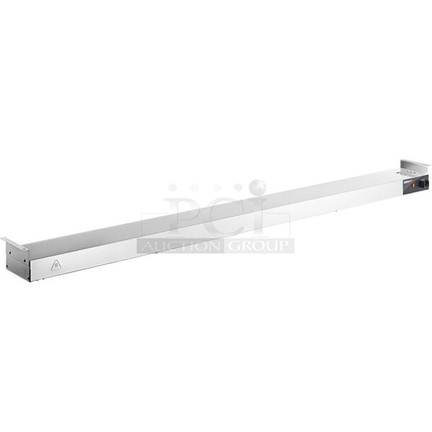 PALLET LOT of 47 BRAND NEW SCRATCH AND DENT! ServIt 423SW72TCP Stainless Steel Commercial 72" High Wattage Strip Warmer with On/Off Toggle Controls and Cord. Stock Picture Used as Gallery. 47 Times Your Bid! - Image 1 of 6