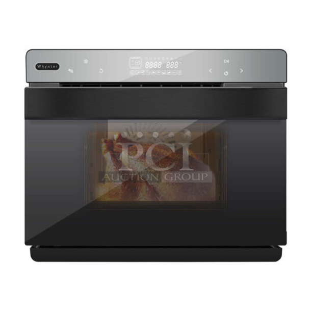 BRAND NEW SCRATCH AND DENT! Whynter TSO-488GB Stainless Steel Commercial Countertop Multi-Function Intelligent Convection Steam Oven Air Fryer. 120 Volts, 1 Phase. Tested and Working! - Image 1 of 10