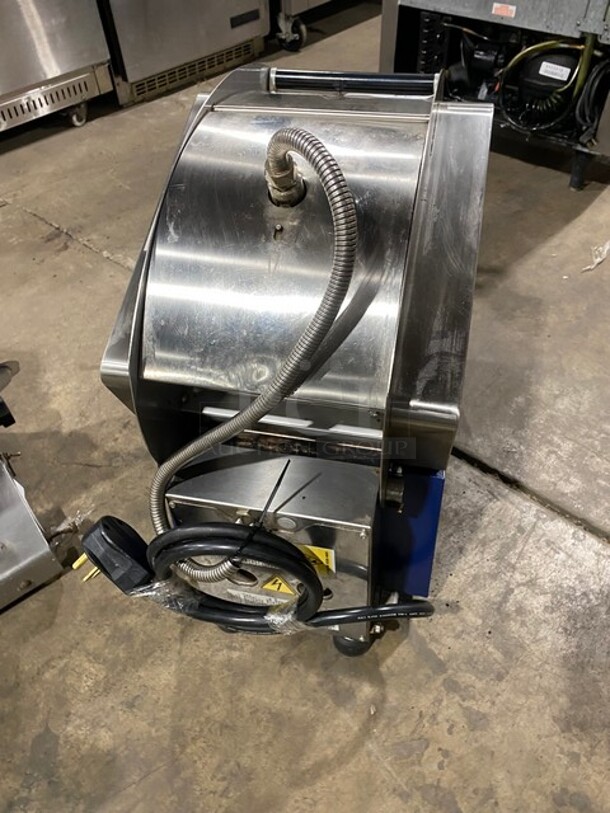 2017 Electrolux Commercial Countertop Electric Powered Panini Flat Press! With Digital Controls! Stainless Steel Body! Model: HSPPA1 SN: 64210021 208V 60HZ 1 Phase - Image 4 of 8
