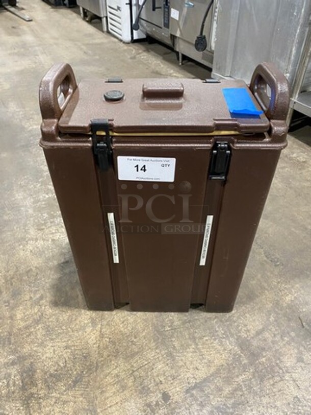 Cambro Insulated Beverage Dispenser/ Holder! With Side Handles! With Lid! - Image 1 of 5