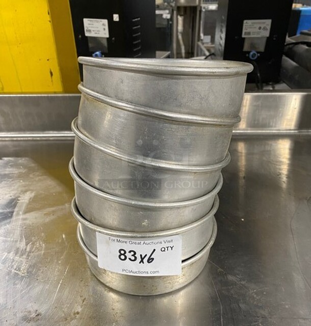 Stainless Steel Baking Dough Pans! 6x Your Bid! - Image 1 of 5