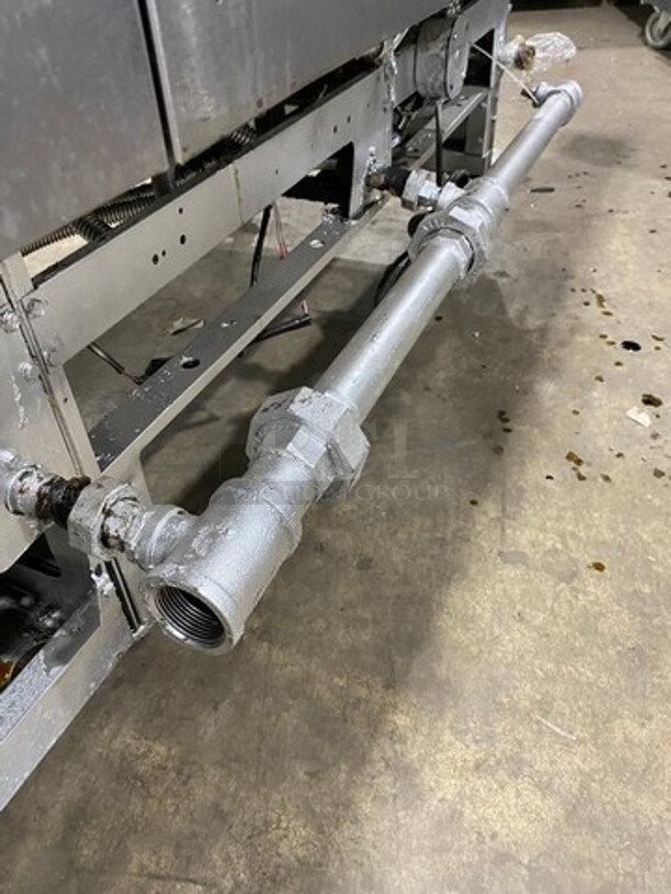 WOW! Vulcan Commercial Natural Gas Powered 3 Bay Deep Fat Fryer! All Stainless Steel! On Casters! Model: 3GR65F SN: 481533671 - Image 10 of 10