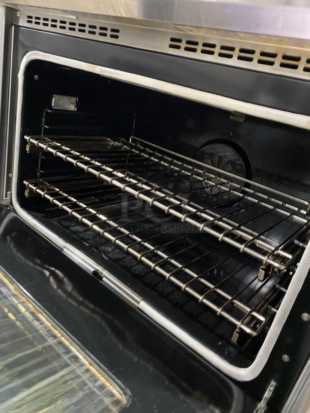 Viking Natural Gas Powered 6 Burner Range! With Convection Oven Underneath! All Stainless Steel! On Casters! - Image 7 of 10