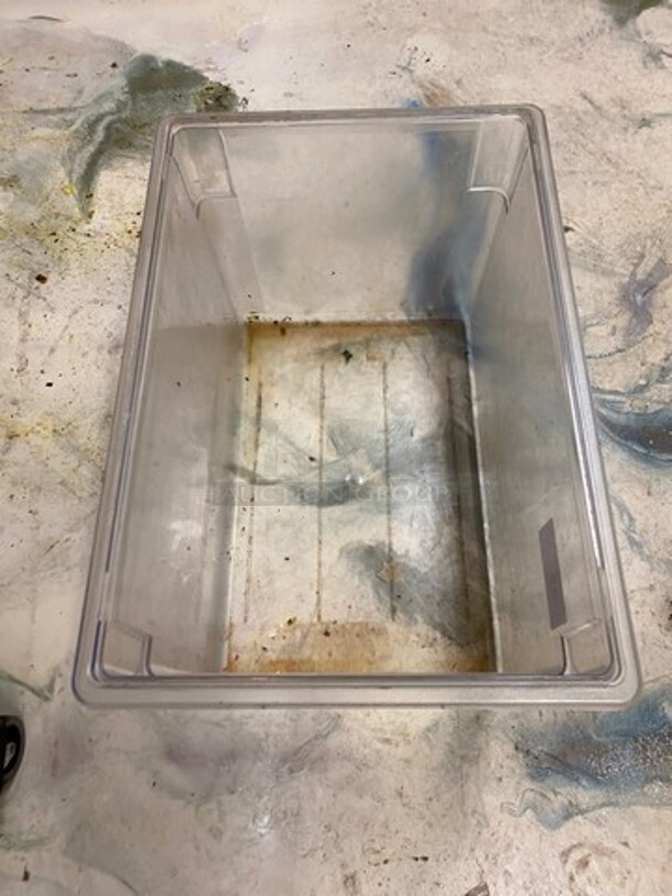 Clear Poly Multi-Purpose Storage Bin! - Image 5 of 5