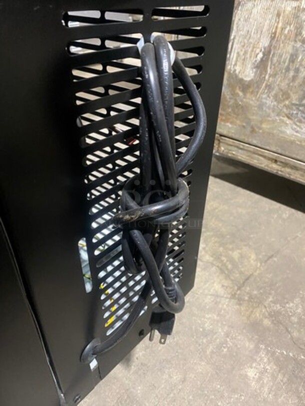 NICE! LATE MODEL!  Avantco Commercial Refrigerated Dual Tower Kegerator! With Towers! With 3 Door Storage Space Underneath! Poly Coated Racks! Model: 178UDD378 SN: 6436334321083606 115V 60HZ 1 Phase - Image 11 of 11