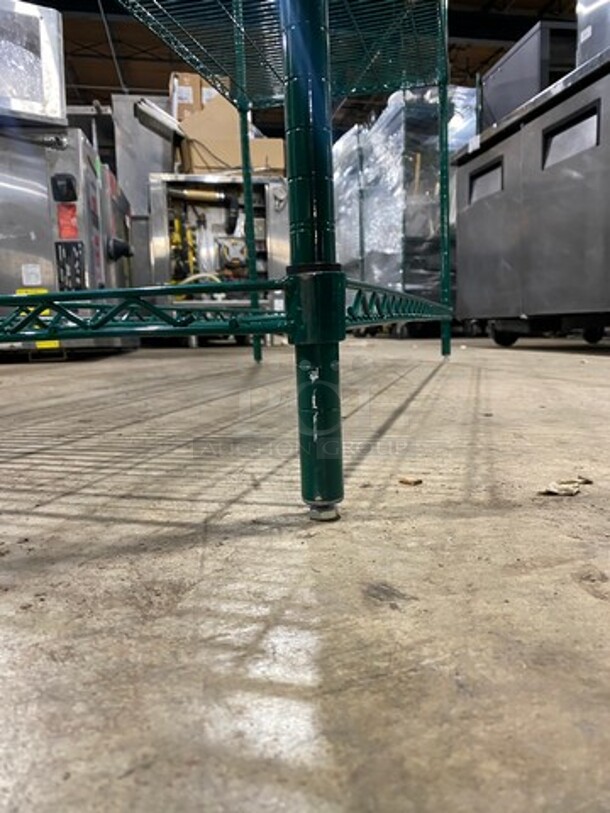Metro 3 Tier Shelf! On Casters! BUYER MUST DISMANTLE! PCI CANNOT DISMANTLE FOR SHIPPING! PLEASE CONSIDER FREIGHT CHARGES! - Image 7 of 8