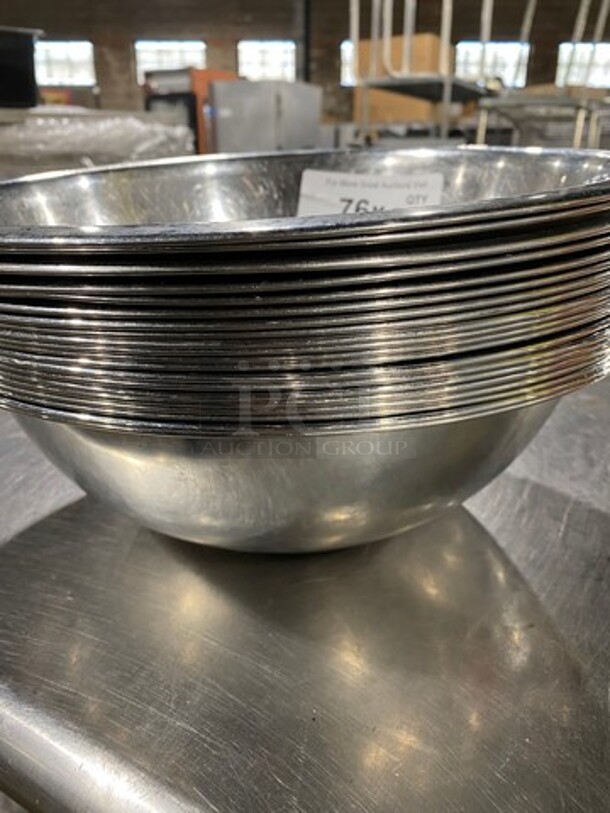 Stainless Steel Mixing Bowls! 20x Your Bid! - Image 2 of 6