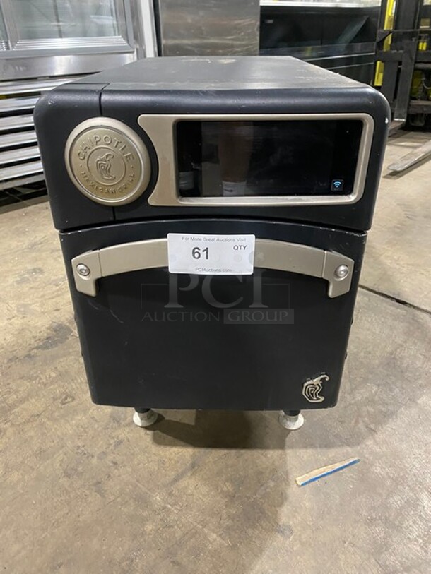 WOW! Like NEW! Late Model 2021! Turbo Chef SOTA Chipotle Style Commercial Electric Powered Countertop VENTLESS Rapid Cook Turbo Oven! COOK PRESS EDITION! On Legs! 208/240V 1 Phase! Model: NGO SN: NGO1D43642! - Image 1 of 9