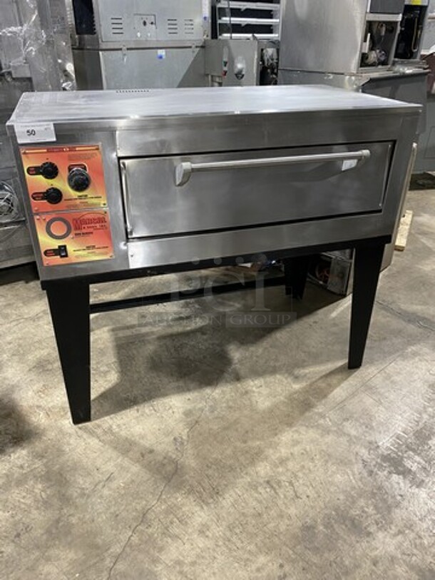 Amazing! 2013 Marsal Electric Powered Commercial Electric Deck Oven/Pizza Baking Oven! Model EDO2136 Serial 10064! 208V 1 Phase! On Legs!  