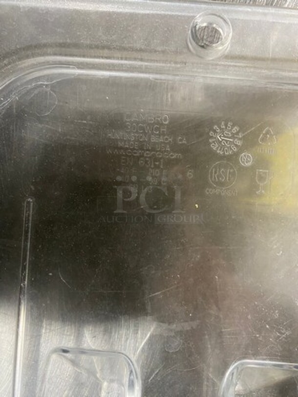 ALL ONE MONEY! Cambro Clear Poly Food Container Lids! - Image 6 of 6