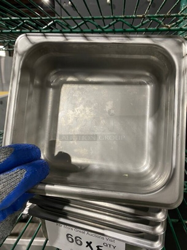 Winco Commercial Steam Table/ Prep Table Food Pans! All Stainless Steel! 5x Your Bid! - Image 3 of 7