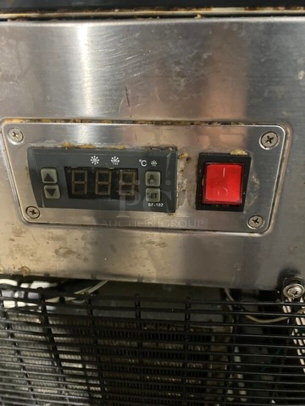 EQ Kitchen Line Commercial Refrigerated Bakery Display Case Merchandiser! With Straight Front Glass! With Sliding Rear Access Doors! Stainless Steel Body! Model: ARC270Z 110V - Image 8 of 12