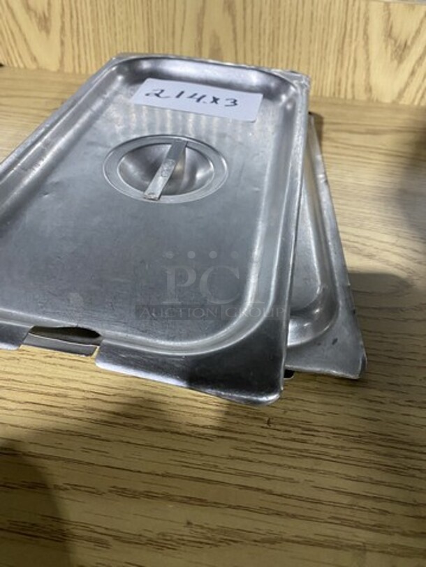 Metal Food Pan Covers! 3 X Your Bid! - Image 2 of 5