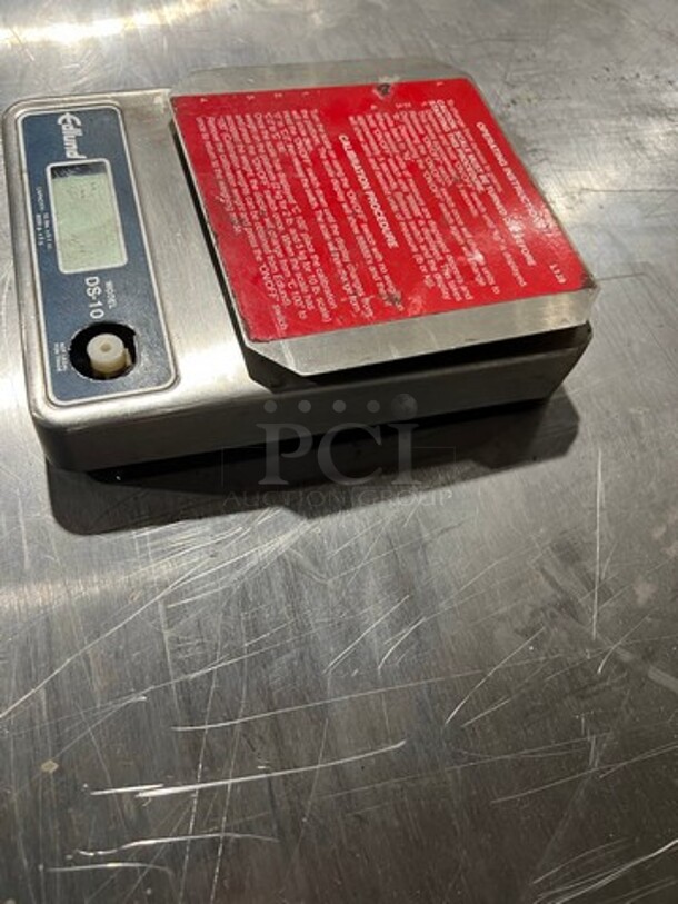 Edlund Countertop Scale! 10 Lbs Capacity! Model: DS10 - Image 3 of 4