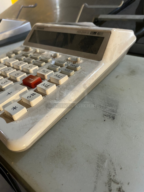 Canon Electric Printing Calculator! Model: P23DHVG - Image 2 of 5
