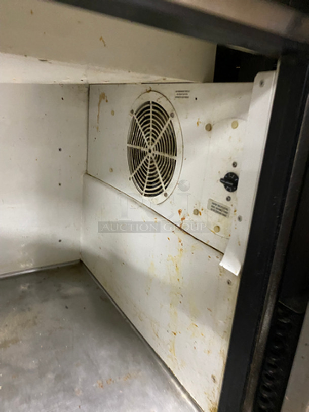 True Commercial Refrigerated 3 Door Pizza Prep Table! With Prep Pans! All Stainless Steel! On Casters! NOT TESTED! Model: TPP93 SN: 13456293 115V 60HZ 1 Phase - Image 8 of 10