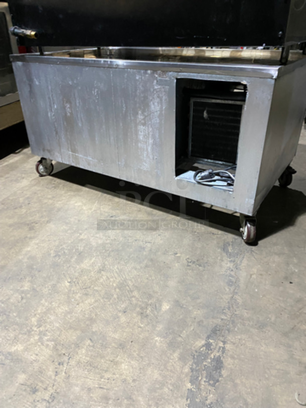 Leader Commercial 2 Drawer Chef Base/Equipment Stand! All Stainless Steel! On Casters! Model: LB48S/C SN: PU05M0037b 115V 60HZ 1 Phase - Image 4 of 8