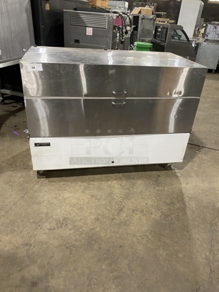 Powers Refrigerated Cream O Land Milk Cooler! On Casters! MODEL:780 SN: A050029 115V 1 PH! 