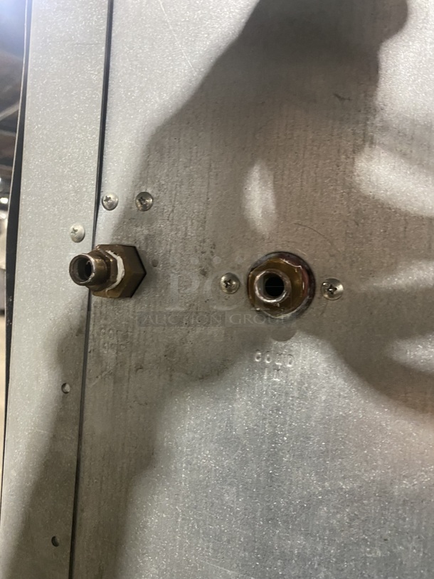 Hoshizaki Commercial Ice Maker Machine! With Ice Bin Underneath! All Stainless Steel! Model KM-1601SWH Serial E00921C!  - Image 7 of 8