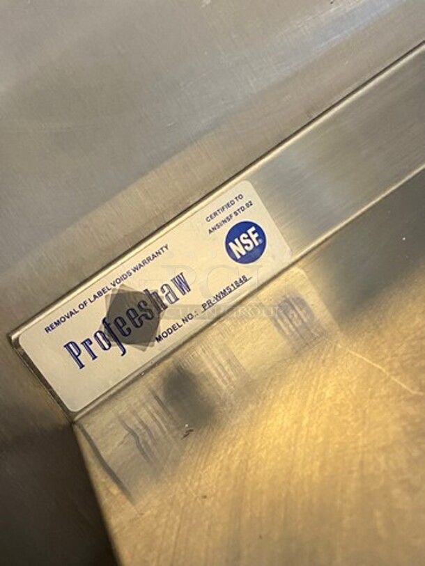 Commercial Solid Stainless Steel Wall Mount Shelf! - Image 6 of 6