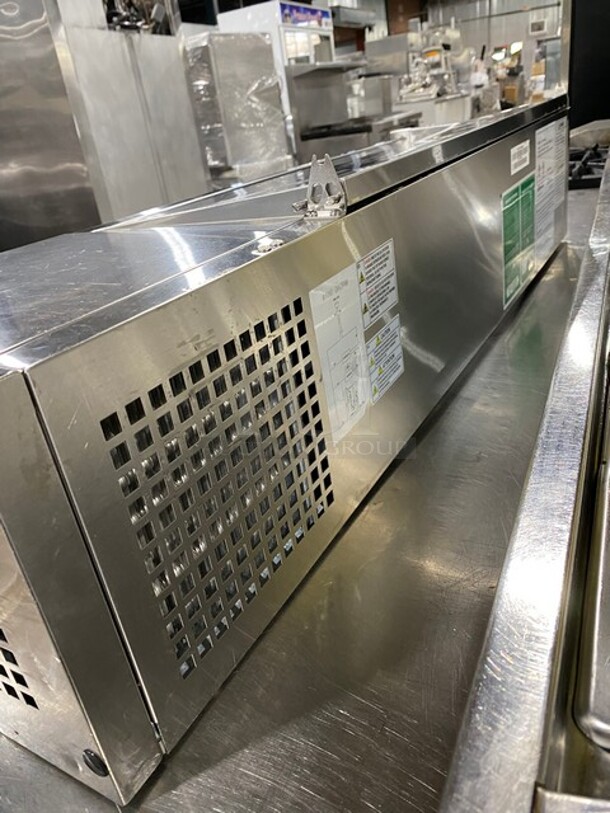 Nice! Turbo Air CTST-1200-N E-Line 48"  Stainless Steel Refrigerated Countertop Salad Prep Table! 115v 60hz - Image 4 of 8