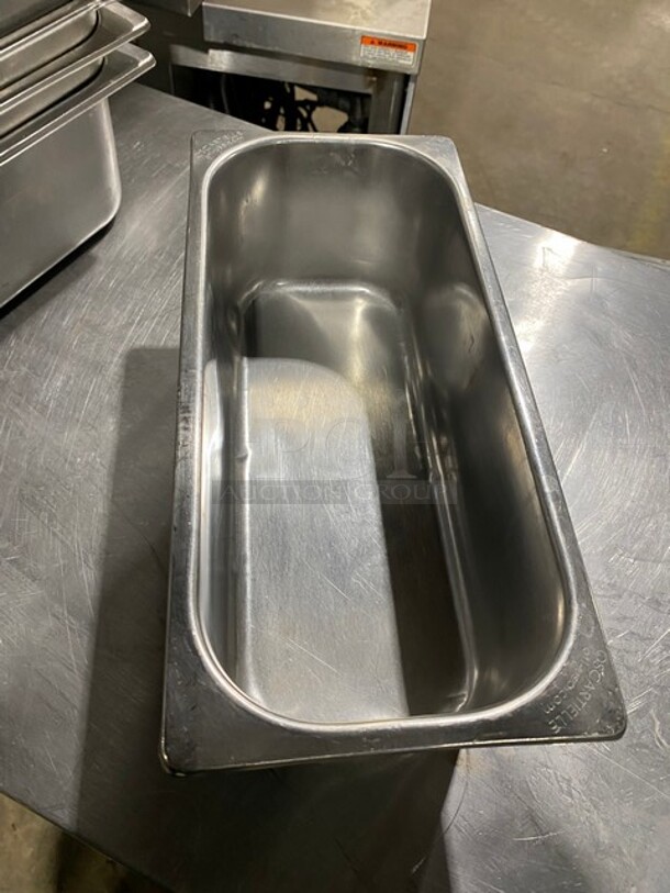 Oscartielle Commercial Gelato/Prep Table Food Pans! All Stainless Steel! 4x Your Bid! - Image 3 of 6