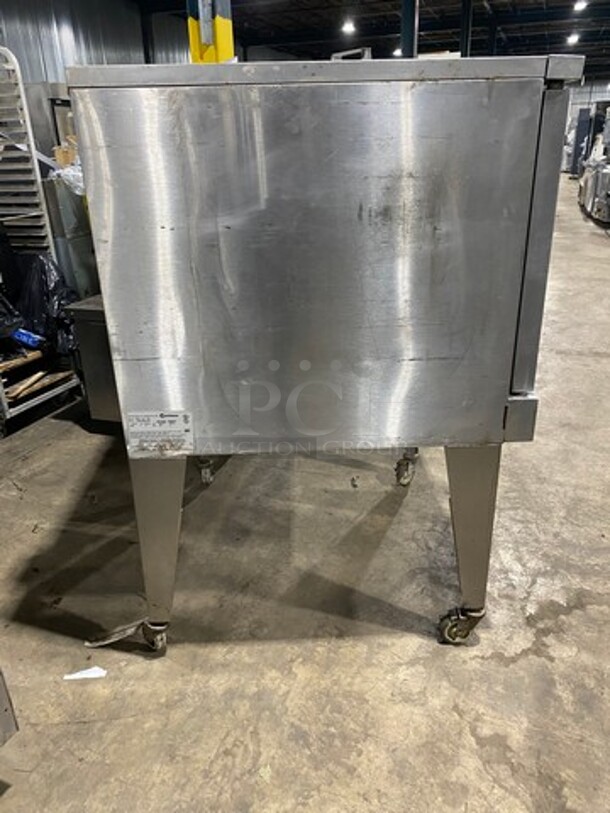 Garland Master 200 SERIES Commercial Electric Powered Convection Oven! With View Through Doors! Metal Oven Racks! All Stainless Steel! On Casters! WORKING WHEN REMOVED! Model: MCOES10S SN: 1106230001389 208V 60HZ 1 Phase - Image 3 of 8