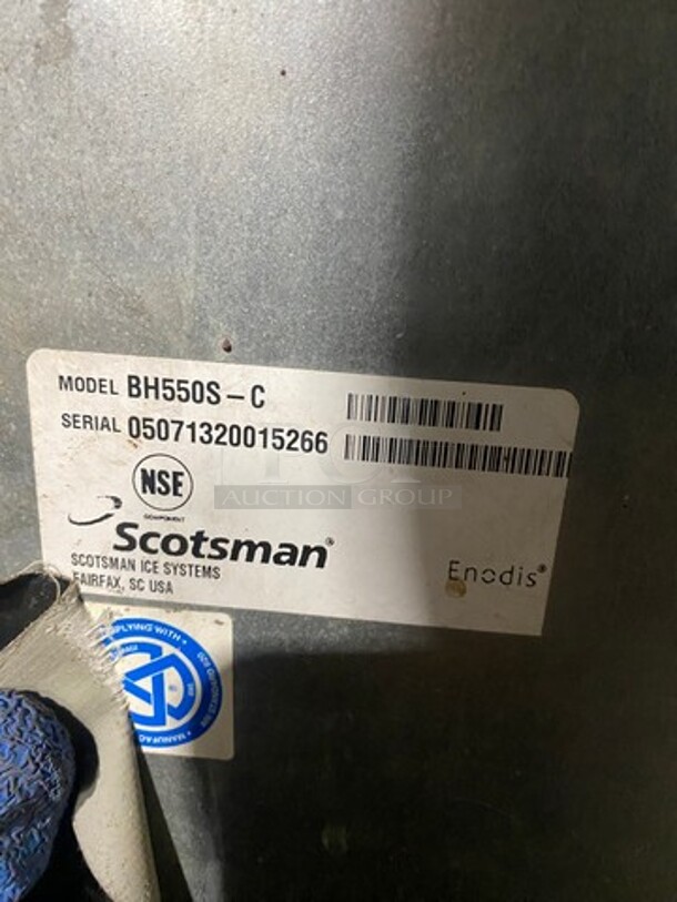 Ice-O-Matic Air Cooled Commercial Ice Maker Machine! On Ice Bin! All Stainless Steel! Model ICE0500HA6 SN:160331280011916 115V 1PH - Image 9 of 11