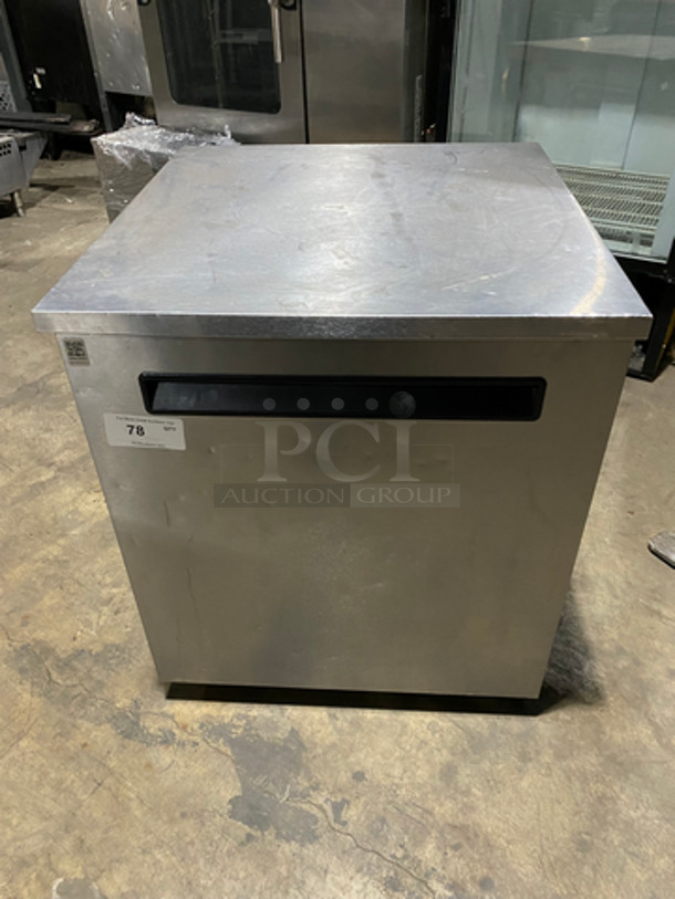 Delfield Commercial Single Door Lowboy/Worktop Cooler! All Stainless Steel! Model: 406STAR2 SN: 0605036103374T 115V 60HZ 1 Phase