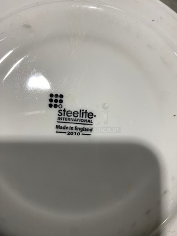 ALL ONE MONEY! Small White Dessert Plates! - Image 4 of 4