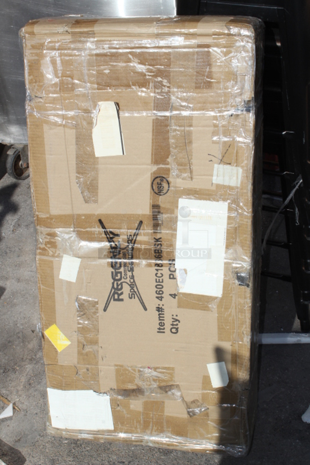 BRAND NEW SCRATCH & DENT! (4) Regency 18" x 36" NSF Chrome Shelf Baskets. 4x Your Bid.  - Image 2 of 4
