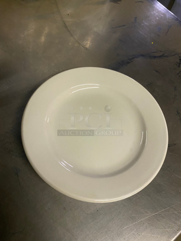 ALL ONE MONEY! NEW! White Ceramic Dessert Plates! - Image 2 of 3