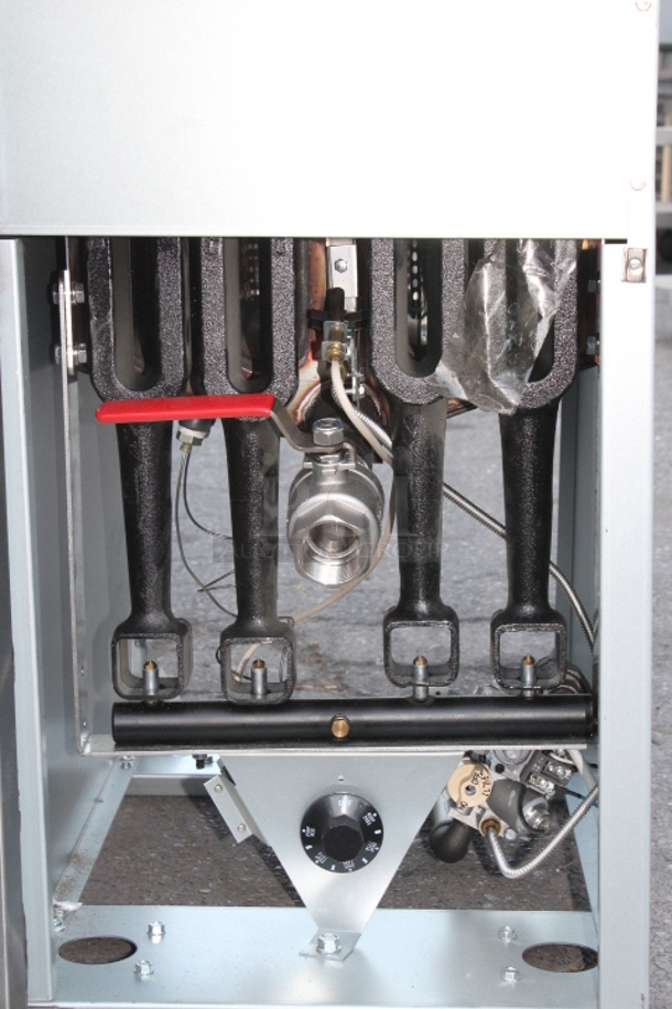 BRAND NEW SCRATCH & DENT! Vulcan LG400-1 45-50 lb. Natural Gas Floor Fryer - 120,000 BTU. S/N: DV1184033 Missing Leg and screws. 	 - Image 9 of 10