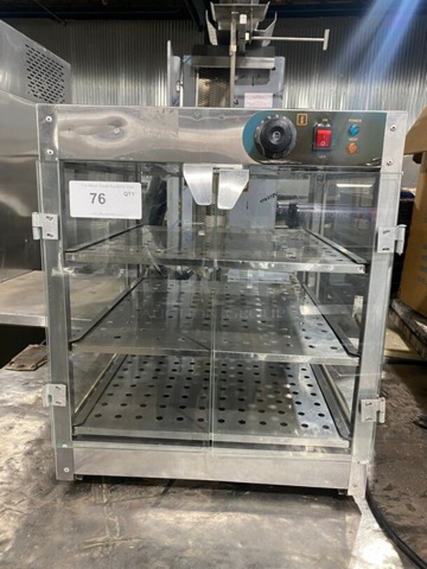 Commercial 3 Tire Food Warmer Display Case! MODEL DFW5103L 110V - Image 1 of 9