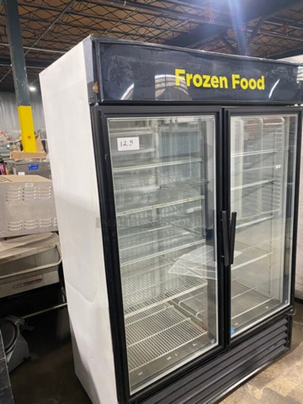True 2 Door Reach In Freezer Merchandiser! With View Through Doors! Poly Coated Racks! Model: GDM49FLD SN: 7578241 115/208/230V 60HZ 1 Phase - Image 2 of 11