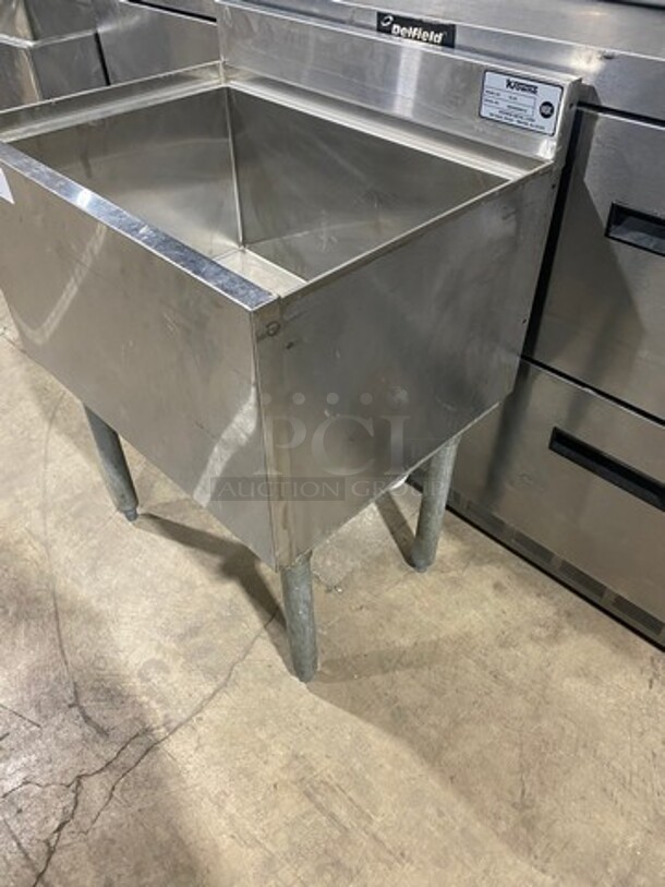 Krowne All Stainless Steel Ice bin! On legs! MODEL 1824 SN:08030006015 - Image 2 of 7