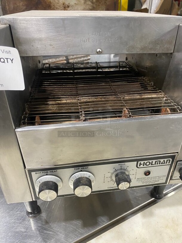 Holman! Stainless Steel!
 Conveyor Toaster! 120V! 60HZ! - Image 5 of 9