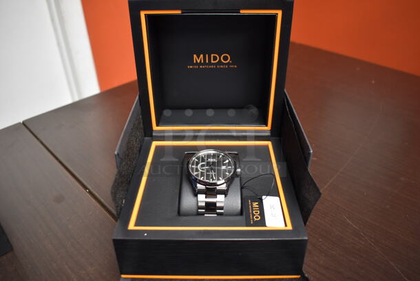 BRAND NEW IN BOX! Mido Multifort lll Black Automatic Men's Watch - Image 1 of 8