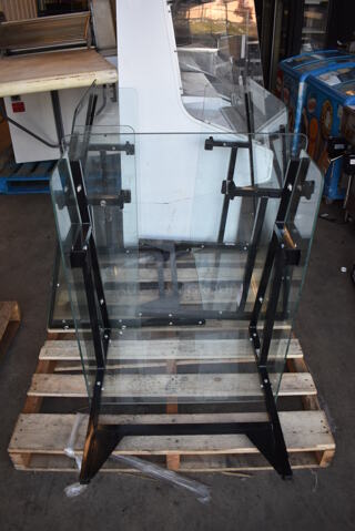3 Metal Sneeze Guards For Star Hot Dog Roller. 25x35x25. 3 Times Your Bid!