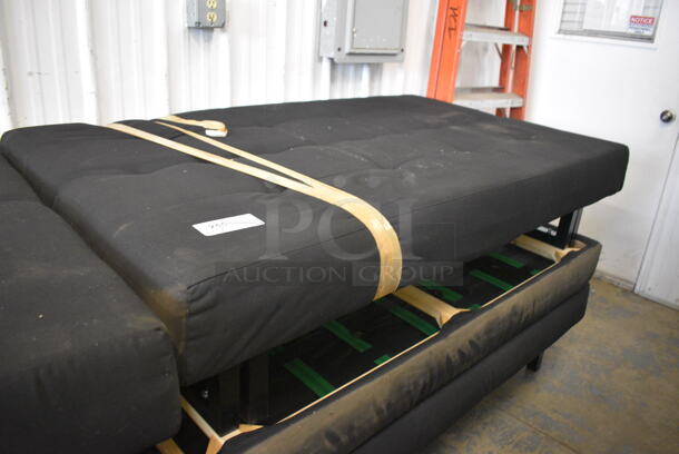 3 Black Futons. 67x39x15. 3 Times Your Bid! - Image 2 of 3