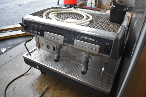 Nuova Simonelli Arcadia Stainless Steel Commercial Countertop 2 Group Espresso Machine / 3 Portafilters and 2 Steam Wands. 208 Volts, 1 Phase. 31x24x24 - Image 2 of 8