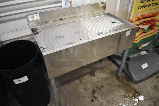 Krowne Stainless Steel Commercial Drain Board. 36x21x34 - Image 2 of 4